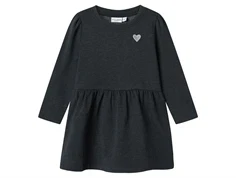 Name It dark sapphire hjerte sweatkjole